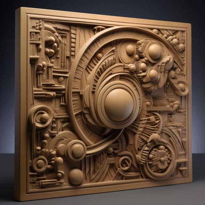 نموذج ثلاثي الأبعاد لآلة CNC 3D Art 